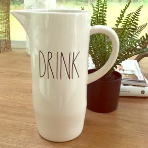 Rae Dunn DRINK Pitcher